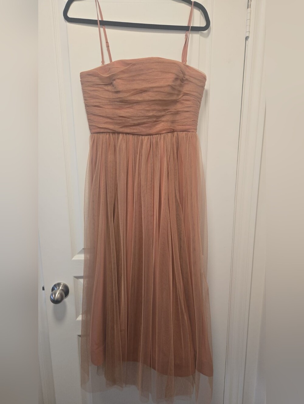 Zimmermann Blush Pink Tulle Midi Dress